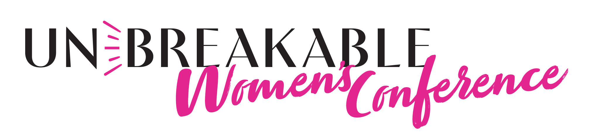 un-breakable womens conference logo